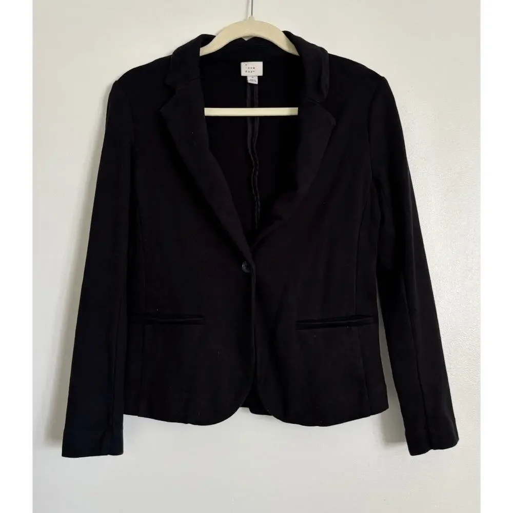 Black Target A New Day Cotton Blazer Style Jacket S